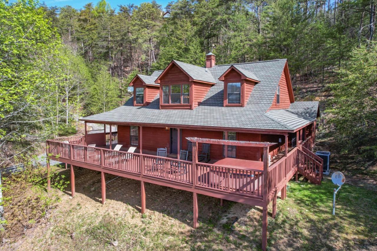 Private Mountain Cabin, Hot Tub Escape In The Smokies, With The View Sevierville Bagian luar foto